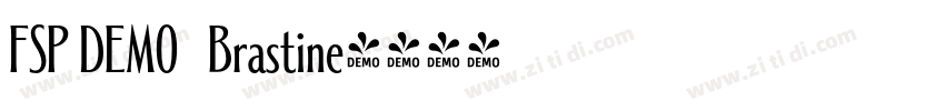 FSP DEMO   Brastine字体转换